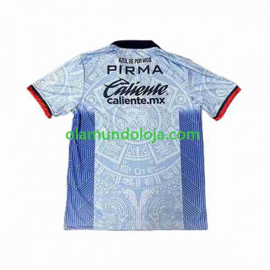 Camisola Cruz Azul Day of the Dead Homem Equipamento Segundo 2023-2024 Manga Curta